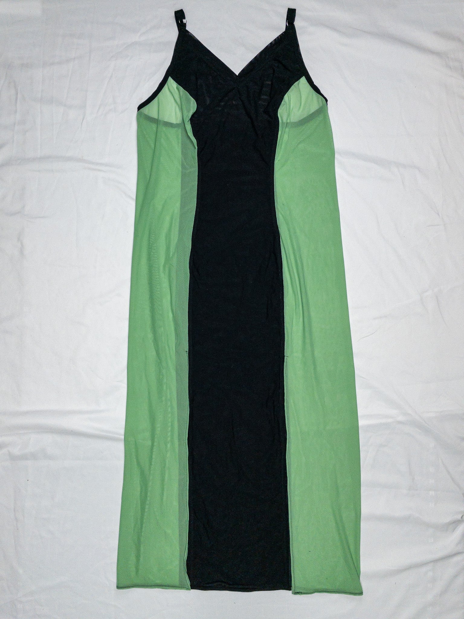 Natasha Slipdress -Green- SAMPLE SALE – PennyBun